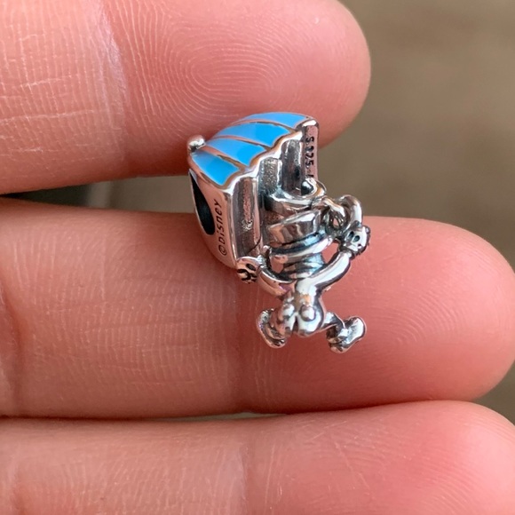 NWOT Jiminy Cricket and Umbrella Dangle Charm Sterling Silver 925 - Picture 10 of 10